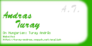 andras turay business card